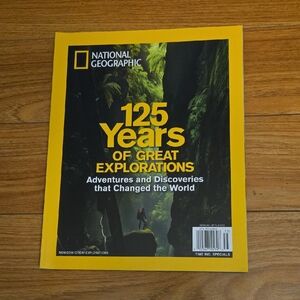 National Geographic Yellow-Trim Magazine Cover with Forest Image